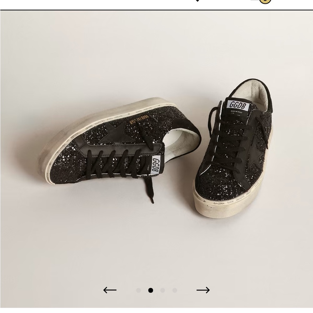 Golden goose black hi star !